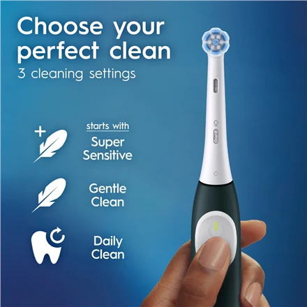 Oral-B iO2 elektrinis dantų šepetėlis, žalias