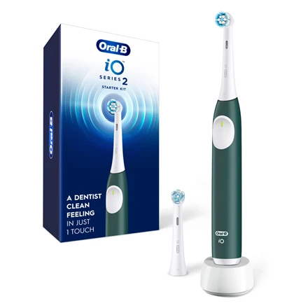 Oral-B iO2 elektrinis dantų šepetėlis, žalias