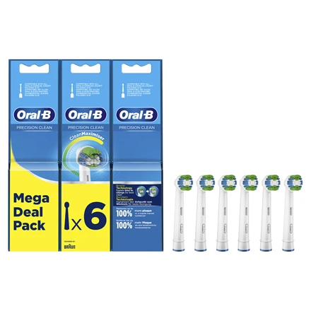 Oral-B Precision Clean 6 vienetų rinkinys