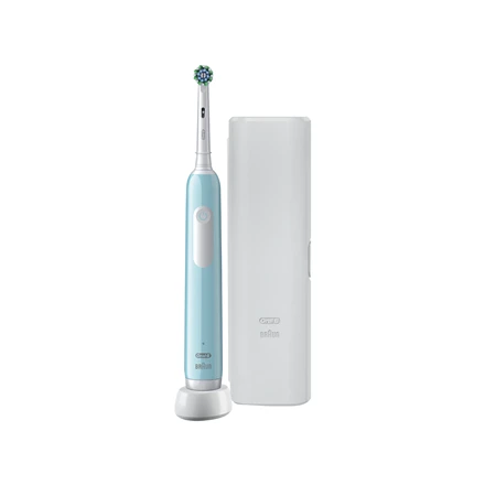 Oral-B Pro Series 1 mėlynas šepetėlis su kelioniniu dėklu