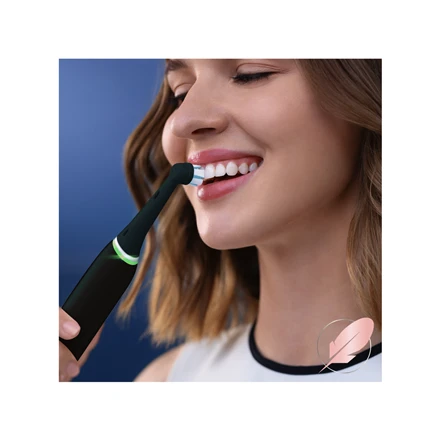 Dantų šepetėlis Braun SB-4 Oral-B iO Gentle Care Juodas keičiamos dantų šepetėlio galvutės 4 vnt.