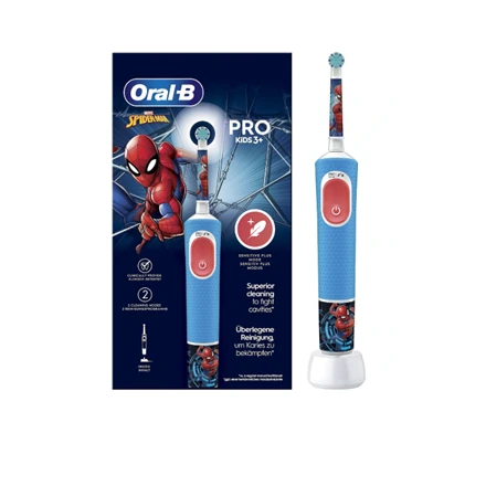 Oral-B Braun D103.413.2K Vitality PRO Kids Elektrinis Dantų Šepetėlis 3+ Spiderman