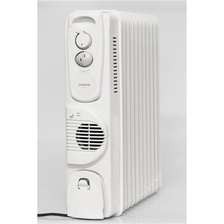 ORAVA | OH-11A | Alyva užpildytas radiatorius | 2500 W | Galios lygių skaičius 3 | Baltas