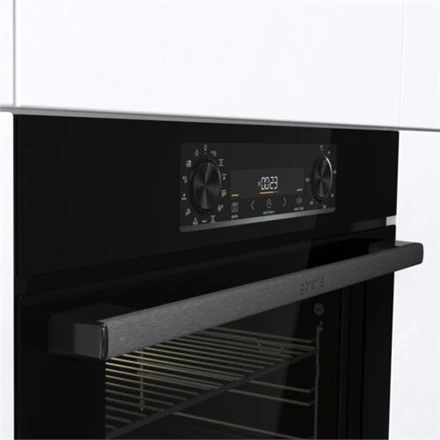 Gorenje | Orkaitė | BOS6737E06FBG | 77 L | Daugiafunkcis | EcoClean | Mechaninis valdymas | Garų funkcija | Konvekcija | Aukštis 59,5 cm | Plotis 59,5 cm | Juodas