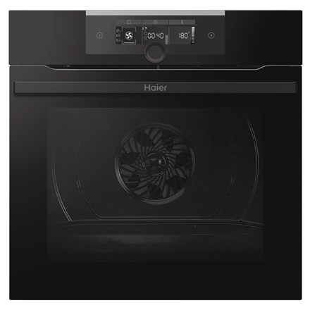 Orkaitė Haier Oven | HWO60SM2F3BH | 70 L | Electric | Hydrolytic | Electronic | Height 59.5 cm | Plotis 59.5 cm | Juodas