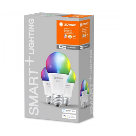 Ledvance SMART+ WiFi Classic RGBW Daugiaspalvis 100 14W 2700-6500K E27, 3vnt pakuotė | E27 | 14 W | RGBW | Bevielis internetas