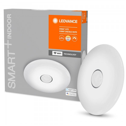 Lubinis šviestuvas Ledvance SMART+ WiFi Orbis Ceiling Kite Tunable Baltas 32W 110° 3000-6500K 510mm, Baltas