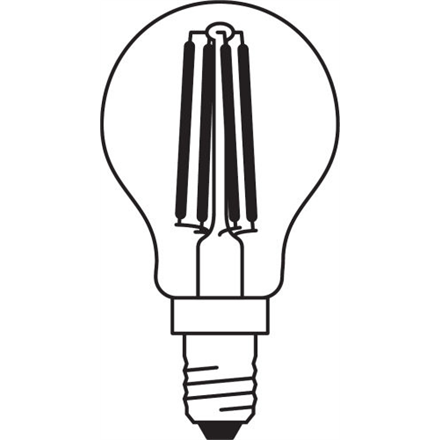 Osram Parathom Classic P E14, ypač šiltas Baltas, 40 W, 4 kWh/1000 val.