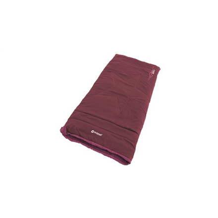 Outwell | Champ Kids Deep Raudona | Miegmaišis | 150 x 70 cm | Dvipusis atviras, L formos