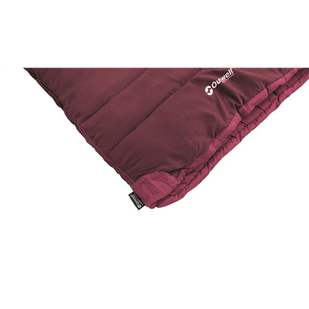 Outwell | Champ Kids Deep Raudona | Miegmaišis | 150 x 70 cm | Dvipusis atviras, L formos