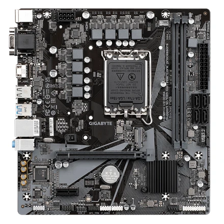 Pagrindinė plokštė Gigabyte | H610M H V2 G1.0 | Intel | Procesoriaus lizdas LGA1700 | DDR4 | Palaikomos standžiojo disko sąsajos M.2, SATA | SATA jungčių skaičius 4