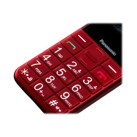 Mobilusis telefonas Panasonic KX-TU155EXBN, Raudonas