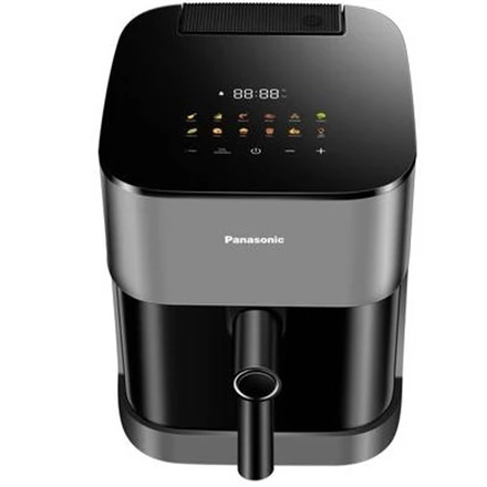 „Panasonic NF-CC500SXE“ oro gruzdintuvė, 5 litrai, 1450 vatų, vėsus korpusas, skaitmeninis laikmatis, LCD ekranas, peržiūros langelis, automatinis