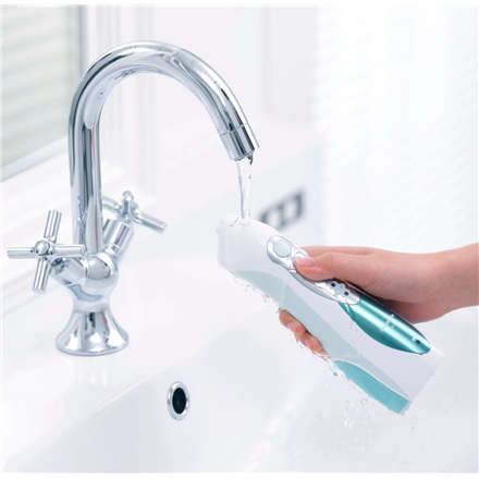 Panasonic | Oral irrigator | EW1313G303 | Cordless | 130 ml | Number of galvutės 2 | Baltas/Žalias