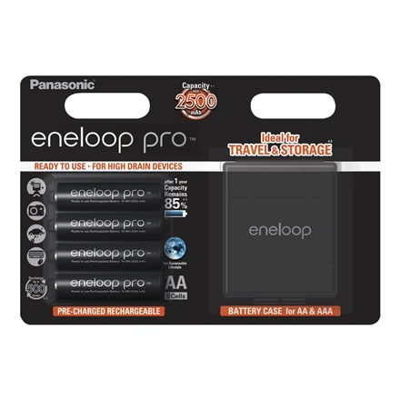 Panasonic | Rechargeable Batteries | ENELOOP BK-3HCDEC4BE | AA | 2500 mAh | 4 pc(s)