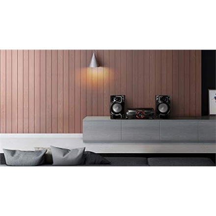 Muzikinis centras Panasonic Stereo System SC-AKX320E-K Bluetooth, CD grotuvas, Belaidė jungtis, AUX in, FM radio