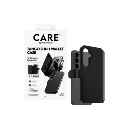 Panzer Glass CARE by PanzerGlass Tango 2-in-1 Wallet Case w. Qi Samsung New Galaxy S26 Plus | PanzerGlass