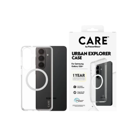 Panzer Glass Telefono dėklas skaidrus, su Qi suderinamumu CARE by PanzerGlass
