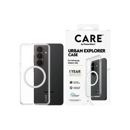 Panzer Glass Telefono dėklas permatomas Galaxy S26 Qi CARE by PanzerGlass