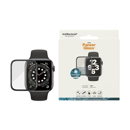 Apsauginis ekrano dėklas Apple Watch 4/5, Juodos spalvos, 44mm