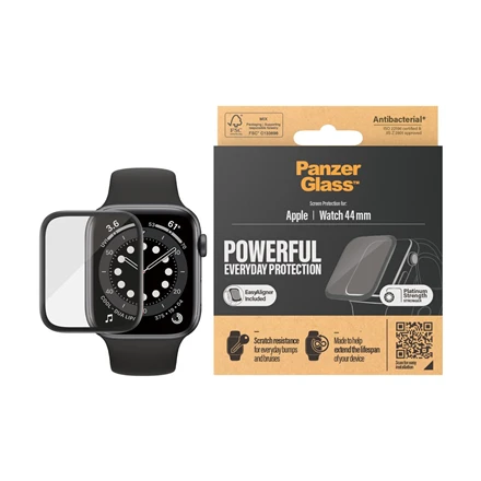 Apsauginis ekrano dėklas Apple Watch 4/5, Juodos spalvos, 44mm