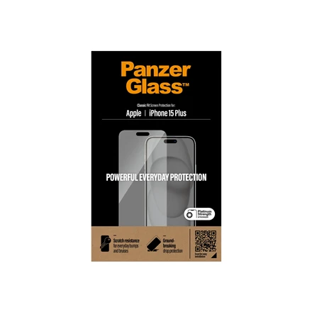 Panzer Glass PanzerGlass | Ekrano apsauga | Apple | IPhone 15 Plus | Stiklas | Skaidrus