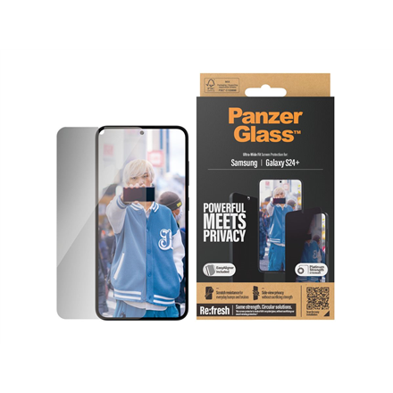 Panzer Glass „PanzerGlass“ privatumo ekrano apsauga „Samsung Galaxy S 2024 Plus“ | Itin platus tvirtinimas wA | „PanzerGlass“