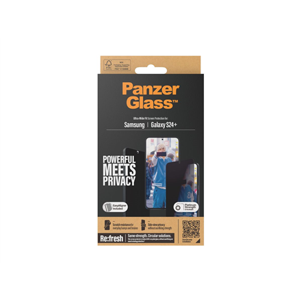 Panzer Glass „PanzerGlass“ privatumo ekrano apsauga „Samsung Galaxy S 2024 Plus“ | Itin platus tvirtinimas wA | „PanzerGlass“