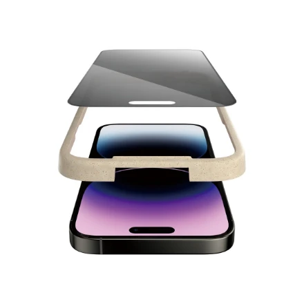 Panzer Glass PanzerGlass™ Privatumo ekrano apsauga Apple iPhone 14 Pro Max | Itin platus pritaikymas w. EasyAligner