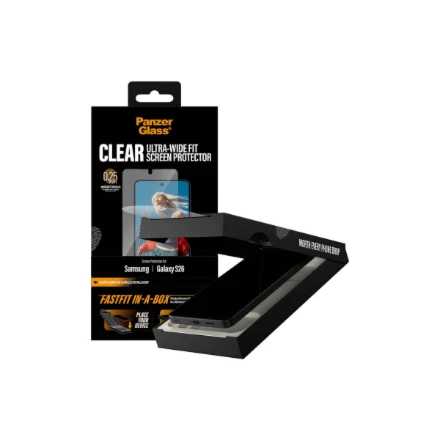 Panzer Glass PanzerGlass Screen Protector Samsung New Galaxy S26 | Ultra-Wide Fit w. FASTFIT IN-A-BOX | PanzerGlass