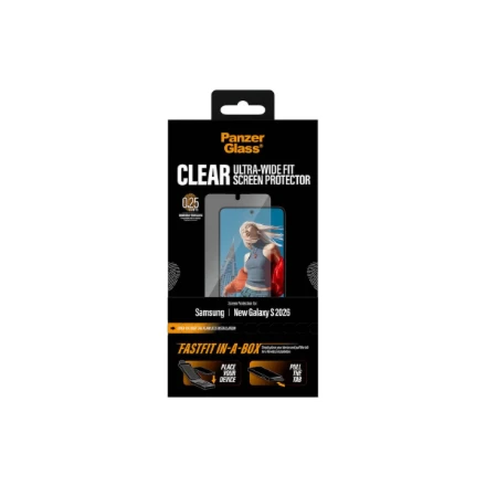 Panzer Glass PanzerGlass Screen Protector Samsung New Galaxy S26 | Ultra-Wide Fit w. FASTFIT IN-A-BOX | PanzerGlass
