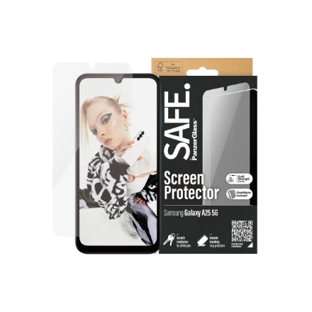 Panzer Glass PPanzerGlass ekrano apsauga Samsung Galaxy A25 5G | Itin platus pritaikymas (skaidrus)