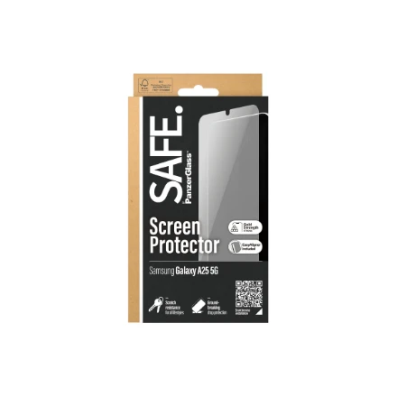 Panzer Glass PPanzerGlass ekrano apsauga Samsung Galaxy A25 5G | Itin platus pritaikymas (skaidrus)