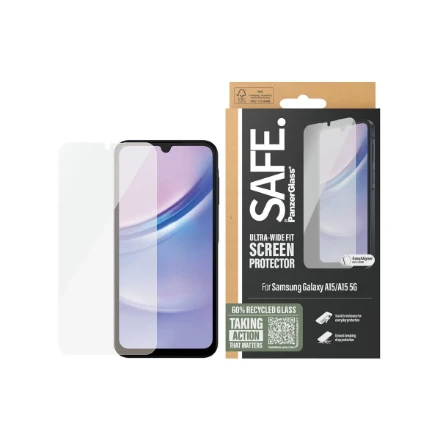 Panzer Glass PanzerGlass ekrano apsauga iš Samsung Galaxy A15 | A15 5G | Itin platus pritaikymas (skaidrus)