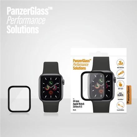 Apsauginis ekrano dėklas Apple Watch 4/5, Juodos spalvos, 44mm