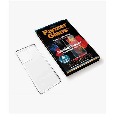 Panzer Glass PanzerGlass ClearCase Samsung, Galaxy S21 Ultra Series, termoplastinis poliuretanas (TPU), skaidrus