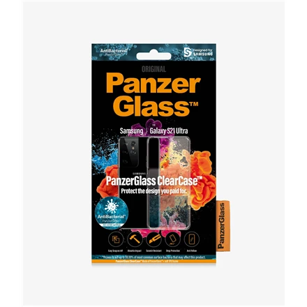 Panzer Glass PanzerGlass ClearCase Samsung, Galaxy S21 Ultra Series, termoplastinis poliuretanas (TPU), skaidrus