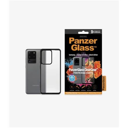 Panzer Glass PanzerGlass skaidrus dėklas Samsung, Galaxy S21 Ultra, Juodas