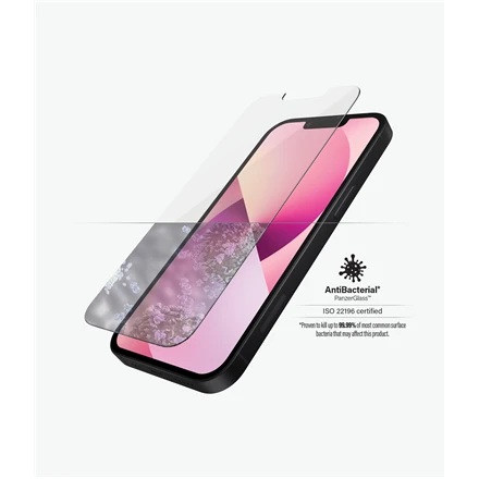 Panzer Glass PanzerGlass | Skaidri ekrano apsauga | Apple | iPhone 13 Mini | Grūdintas stiklas | Antibakterinis stiklas; Atsparus įbrėžimams ir bakterijoms; Amortizatorius; Lengva montuoti