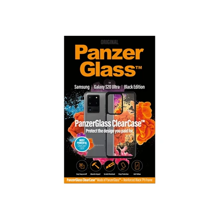 Panzer Glass PanzerGlass ClearCase Samsung Galaxy S20+ Ultra, Juodas | PanzerGlass