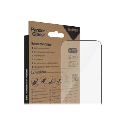 Panzer Glass PanzerGlass | Ekrano apsauga | Apple | iPhone 14 Pro | Stiklas | Išvalyti | Itin platus pritaikymas; Lengvas montavimas; Atsparus pirštų atspaudams