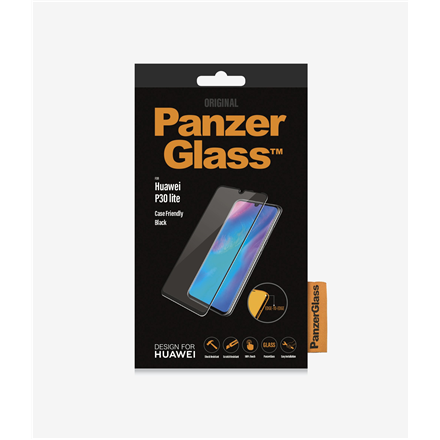 Panzer Glass PanzerGlass Huawei, P30 lite, Glass, Juodas, Case Friendly