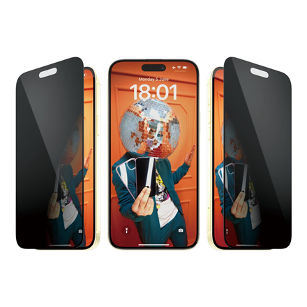 Panzer Glass PanzerGlass Privatumo ekrano apsauga iPhone 2023 6.7 | Itin platus pritaikymas w. EasyAligner | PanzerGlass | P2811 | Apple | Apple iPhone 15 Plus | Stiklas | Juodas/Skaidrus