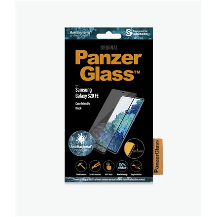 Panzer Glass PREMIUM TEMPERED glass 3D screen protector for Samsung Galaxy S21 FE CF, Juodas (Juodas)