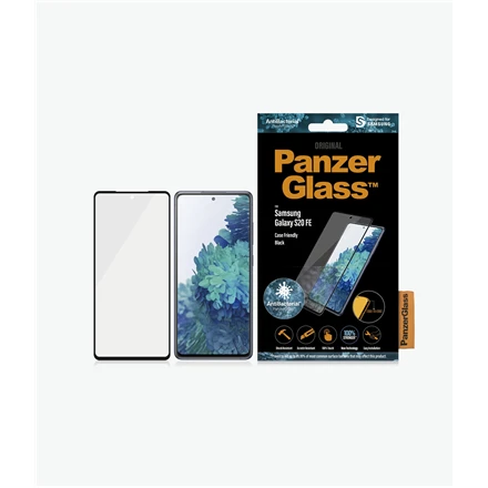 Panzer Glass PREMIUM TEMPERED glass 3D screen protector for Samsung Galaxy S21 FE CF, Juodas (Juodas)
