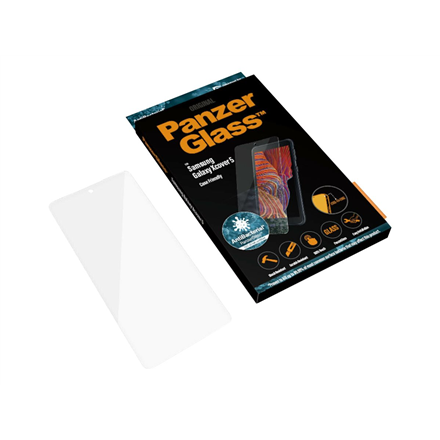 Panzer Glass PanzerGlass | Samsung | Galaxy Xcover 5 | Grūdintas stiklas | Juodas | Ekrano apsauga nuo pirštų atspaudų