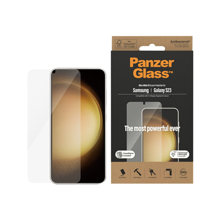 Panzer Glass PREMIUM TEMPERED stiklo ekrano apsauga, pilnas dangtelis, skirtas Samsung Galaxy S23 Ultra-Wide Fit AB