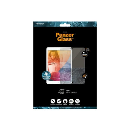Panzer Glass PanzerGlass | Ekrano apsauga su CamSlider | iPad (19/20/21)CF | Skaidrus