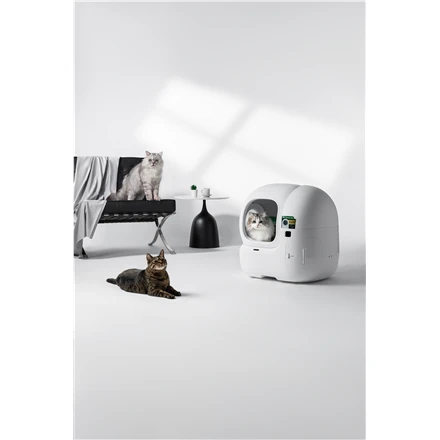 Petkit Purobot Max Pro 2 su katėmis namuose