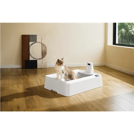 Automatinis katės tualetas Petkit Purobot Purobot Crystal Duo, Baltas +DOVANA Petkit kraikas